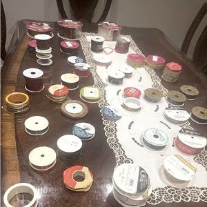 Ribbons Mixture Brand New And Some Gently Used Lot Is Over 45